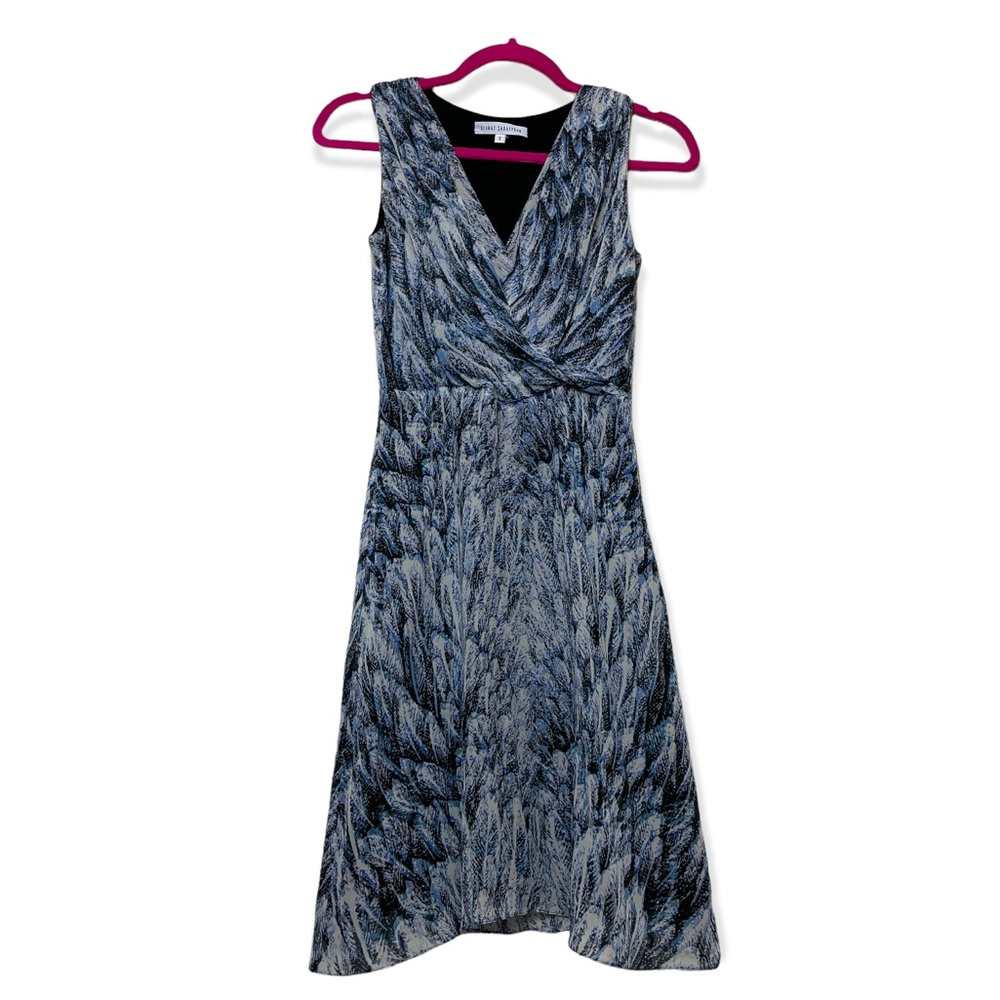 Behnaz Sarafpour Silk A Line V Neck Dress size 2
